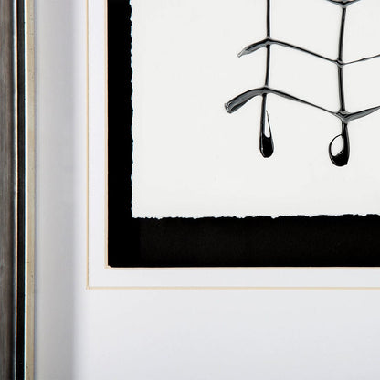 Mercana - Lines I by Studio M a handmade Original Framed Artwork under Glass - 11640 view 4