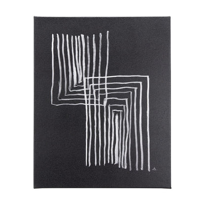 Mercana - Lines II by Mercana Studio a Hand Embellished Textured Canvas - 102142-L view 1