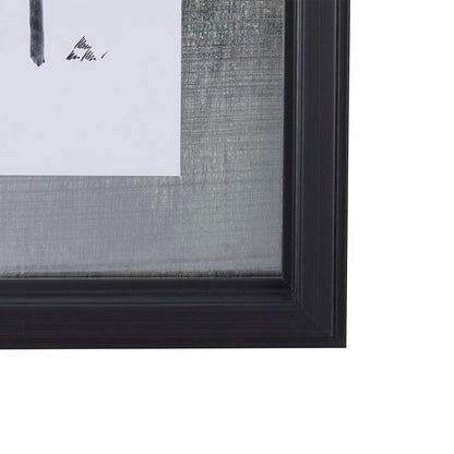 Mercana - Lines II by Mercana Studio a Hand Embellished Textured Framed Art Print Matted under Glass - 14148 view 3