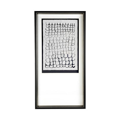 Mercana - Lines II by Studio M a handmade Original Framed Artwork under Glass - 11641 view 1
