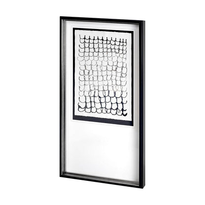 Mercana - Lines II by Studio M a handmade Original Framed Artwork under Glass - 11641 view 2