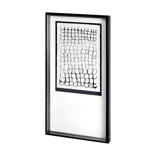 Mercana - Lines II by Studio M a handmade Original Framed Artwork under Glass - 11641 view 2