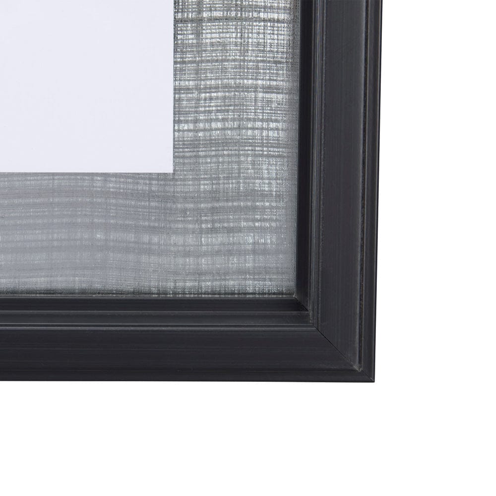 Mercana - Lines III by Mercana Studio a Hand Embellished Textured Framed Art Print Matted under Glass - 14149 view 3