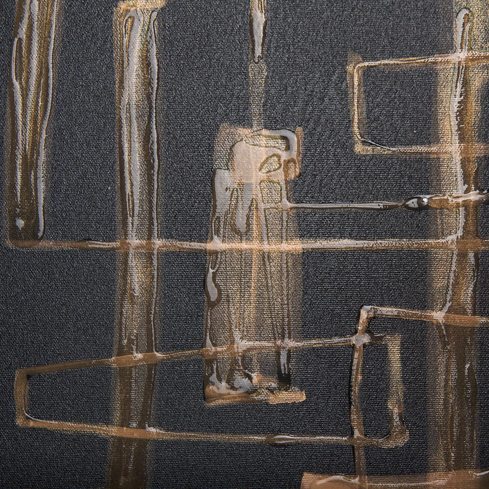 Mercana - Lines IV by Mercana Studio a Hand Embellished Textured Canvas - 102144-S view 7