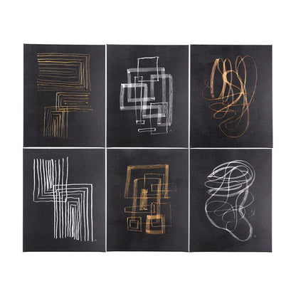 Mercana - Lines VI by Mercana Studio a Hand Embellished Textured Canvas - 102146-S view 8