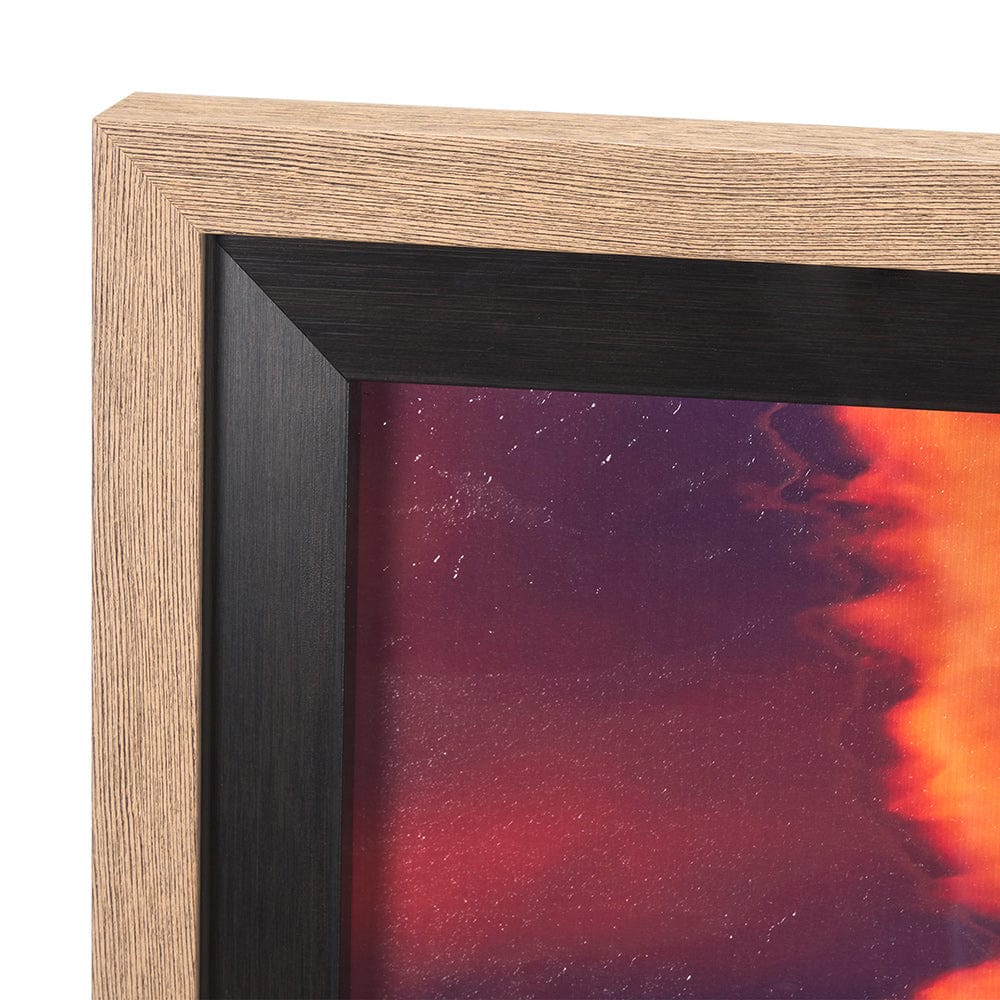 Mercana - Livingston Peak by Gary Blatter a Hand Embelished Textured Framed Art Print Matted under Glass - 15402 view 4
