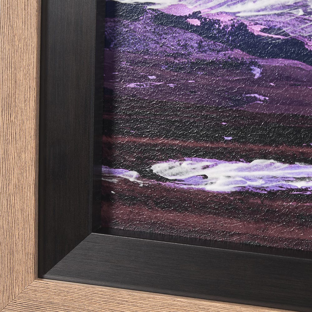 Mercana - Livingston Peak by Gary Blatter a Hand Embelished Textured Framed Art Print Matted under Glass - 15402 view 5