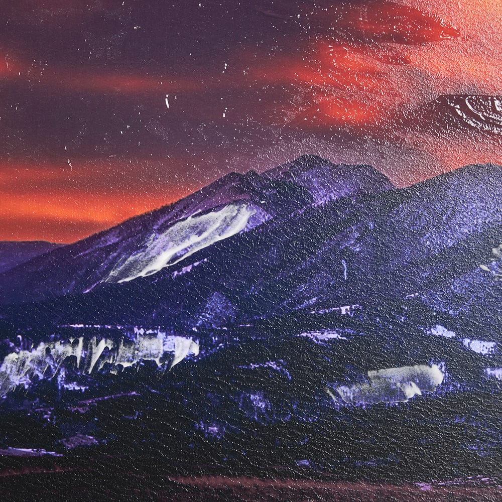 Mercana - Livingston Peak by Gary Blatter a Hand Embelished Textured Framed Art Print Matted under Glass - 15402 view 6