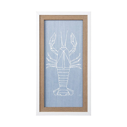 Mercana - Lobster I by Mercana Studio a Hand Embellished Textured Framed Art Print - 14042 view 1
