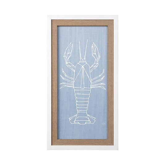 Mercana - Lobster I by Mercana Studio a Hand Embellished Textured Framed Art Print - 14042 view 1