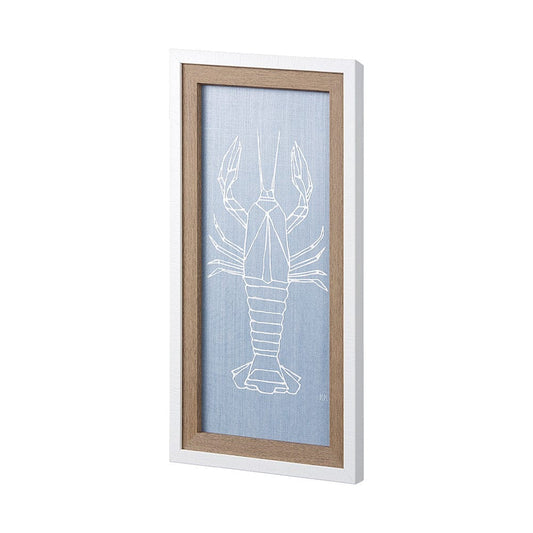 Mercana - Lobster I by Mercana Studio a Hand Embellished Textured Framed Art Print - 14042 view 2