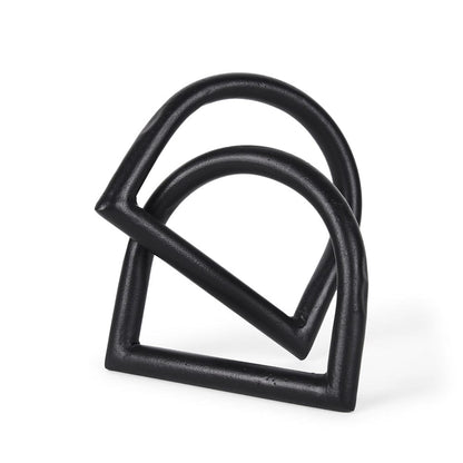 Mercana - Locke Large Matte Black Metal Decorative Object - 70527_CLOSEOUT view 1