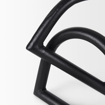 Mercana - Locke Large Matte Black Metal Decorative Object - 70527_CLOSEOUT view 5