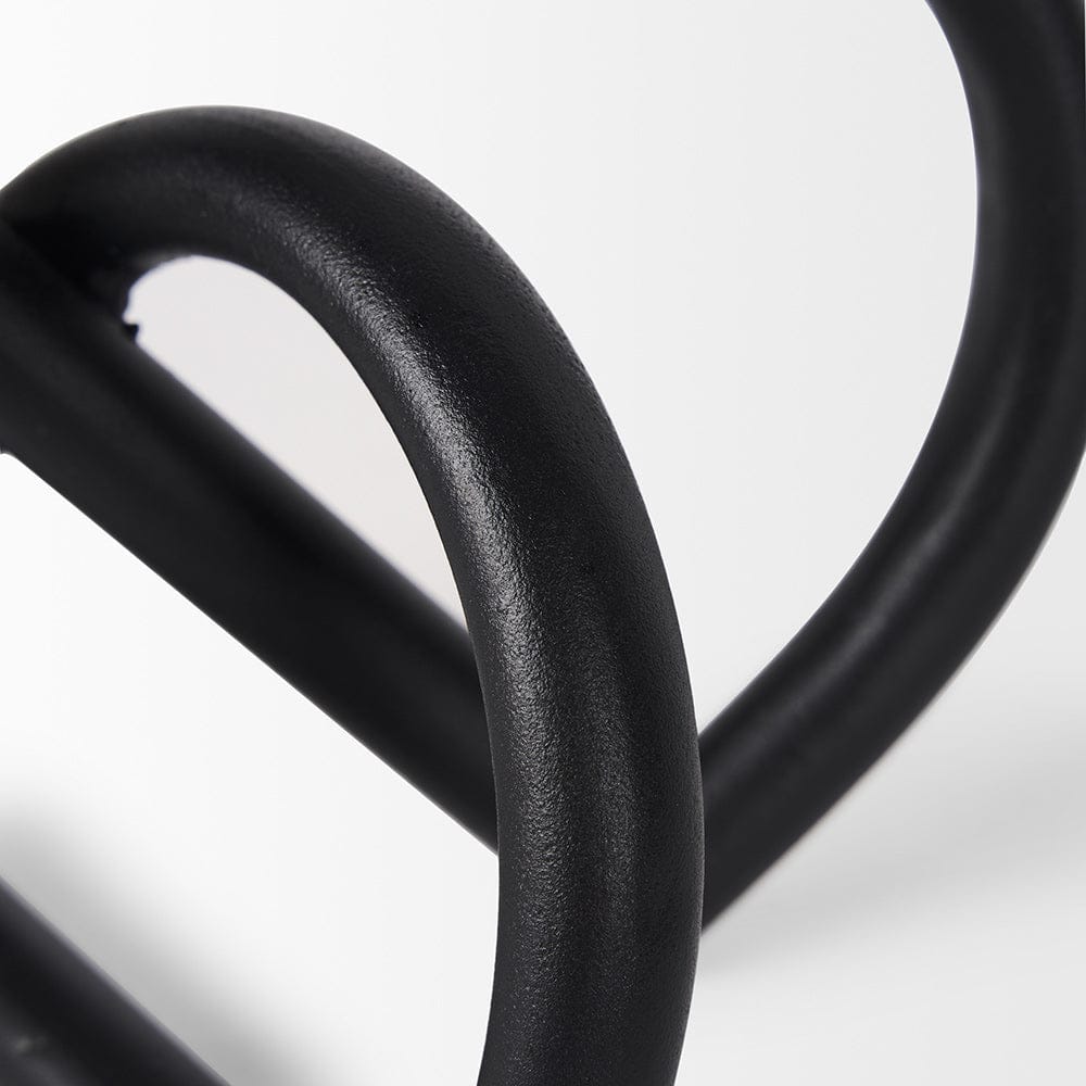 Mercana - Locke Small Matte Black Metal Decorative Object - 70526_CLOSEOUT view 6