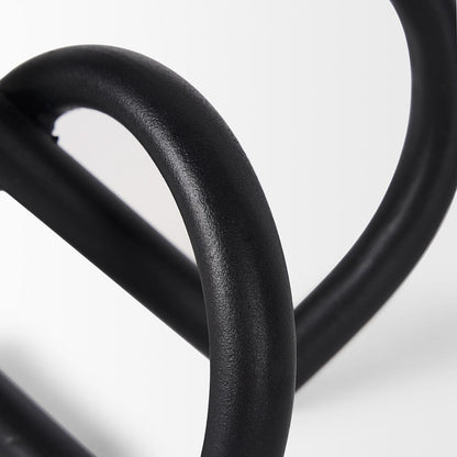 Mercana - Locke Small Matte Black Metal Decorative Object - 70526_CLOSEOUT view 6