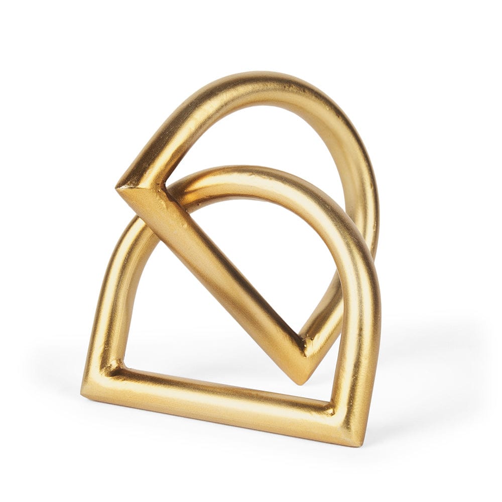 Mercana - Locke Small Matte Gold Metal Decorative Object - 70528_CLOSEOUT view 1