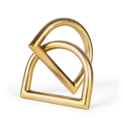 Mercana - Locke Small Matte Gold Metal Decorative Object - 70528_CLOSEOUT view 1