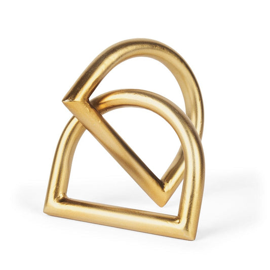 Mercana - Locke Small Matte Gold Metal Decorative Object - 70528_CLOSEOUT view 1
