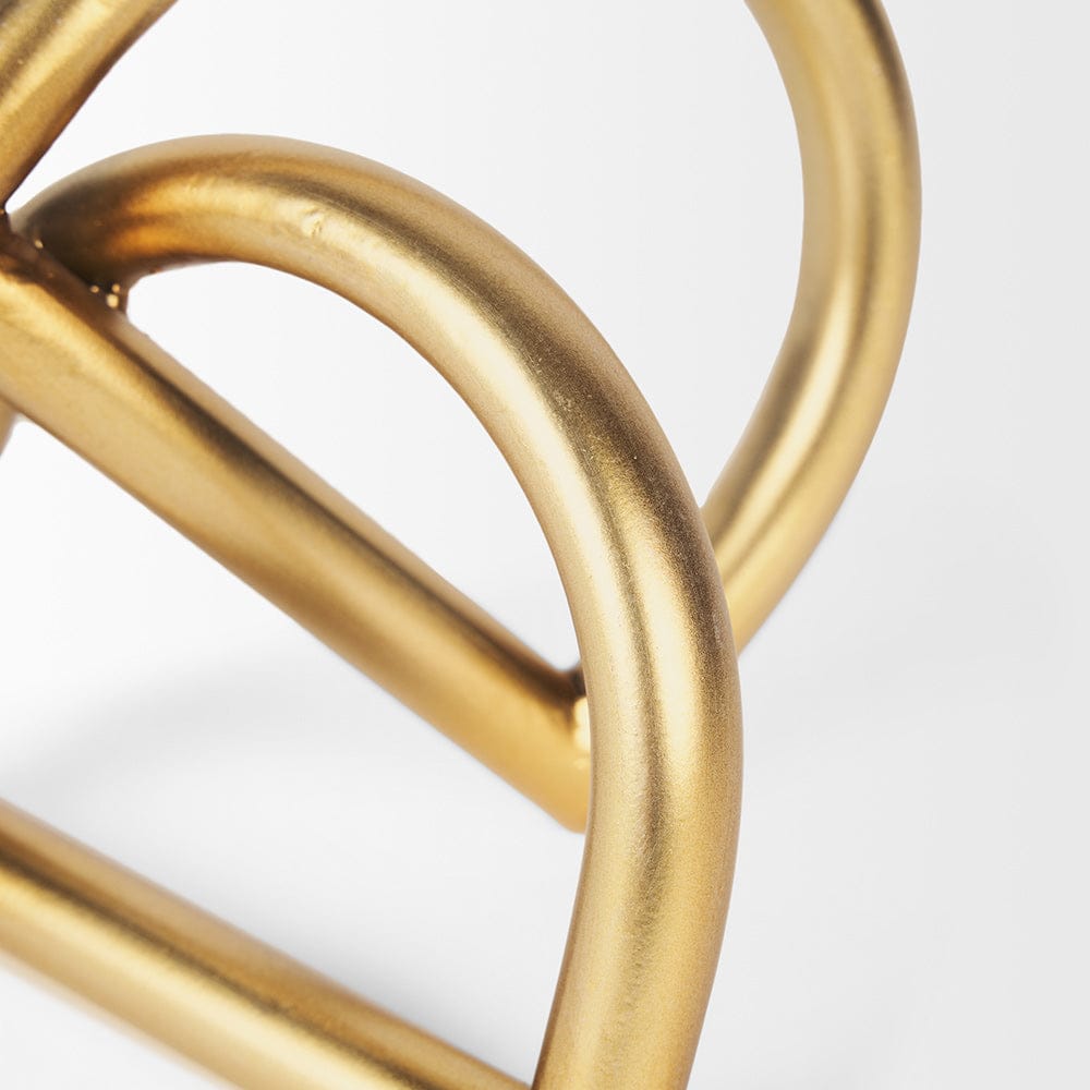 Mercana - Locke Small Matte Gold Metal Decorative Object - 70528_CLOSEOUT view 6