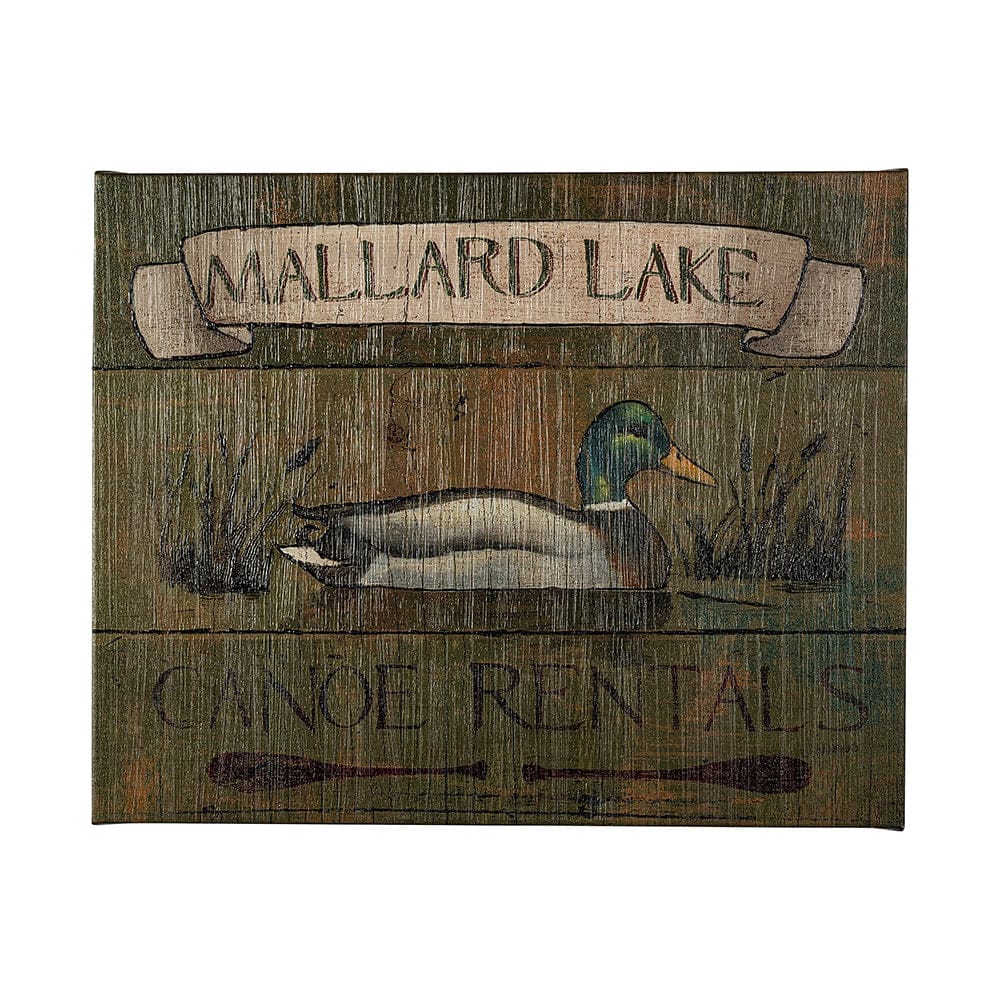 Mercana - Lodge Signs IV by James Wiens a Hand Embellished Textured Canvas - 101841-L view 1