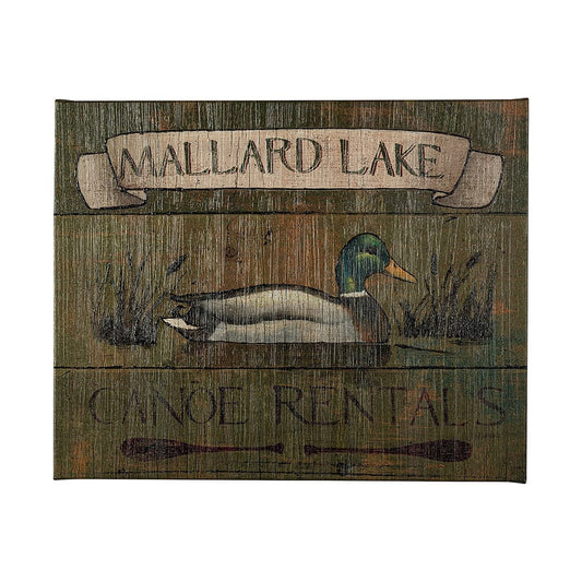 Mercana - Lodge Signs IV by James Wiens a Hand Embellished Textured Canvas - 101841-L view 1