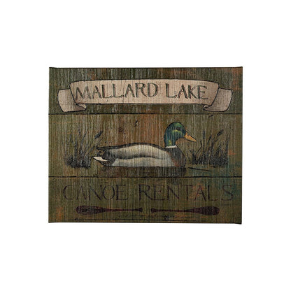 Mercana - Lodge Signs IV by James Wiens a Hand Embellished Textured Canvas - 101841-S view 1