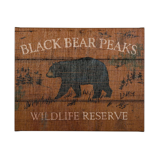 Mercana - Lodge Signs V by James Wiens a Hand Embellished Textured Canvas - 101842-L view 1