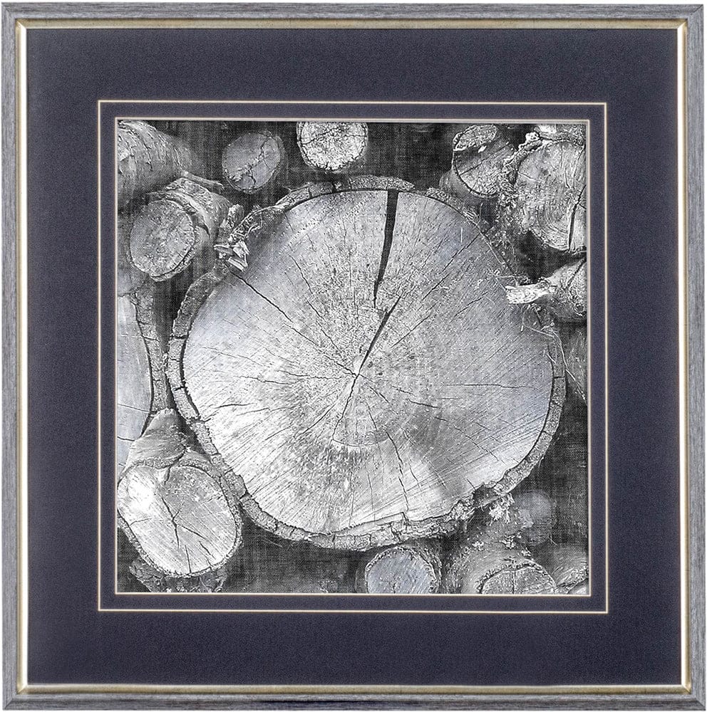 Mercana - Logging Light VI by John Butler a Hand Embellished Textured Framed Art Print Matted under Glass - 10206 view 2