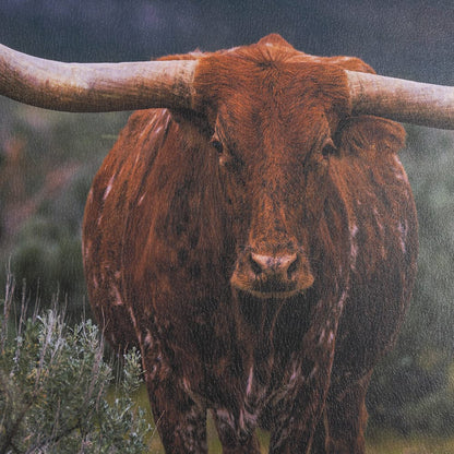 Mercana - Longhorn 5 by Gary Blatter a Hand Embellished Framed Art Print Matted under Glass - 15498 view 6