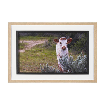 Mercana - Longhorn 7 by Gary Blatter a Hand Embellished Framed Art Print Matted under Glass - 15497 view 1