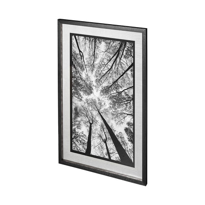 Mercana - Looking Up I BW by Mercana Studio a Hand Embellished Textured Framed Art Print Matted under Glass - 12700 view 2
