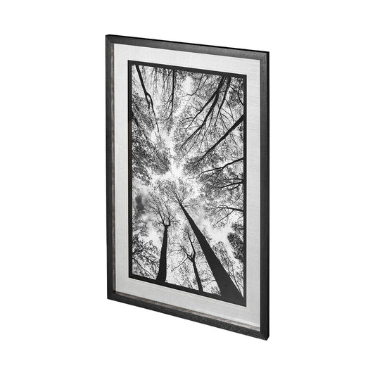 Mercana - Looking Up I BW by Mercana Studio a Hand Embellished Textured Framed Art Print Matted under Glass - 12700 view 2