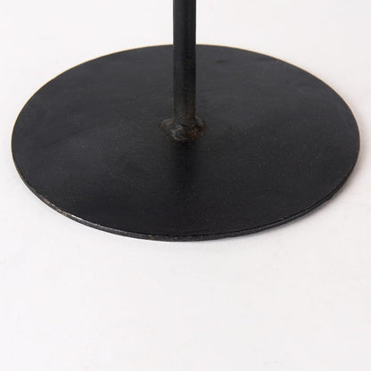 Mercana - Lorenz Light Brown Wood W/ Black Metal Base Round Decorative Display Stands (Set of 3) - 69143 view 7