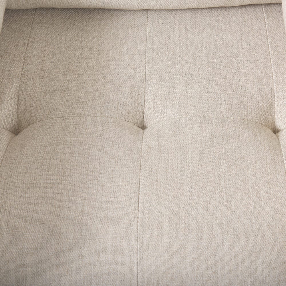 Mercana - Loretta 40.7L x 36.2W x 33.9H Cream Fabric Chair W/ Two Bolster Cushions - 69623 view 9