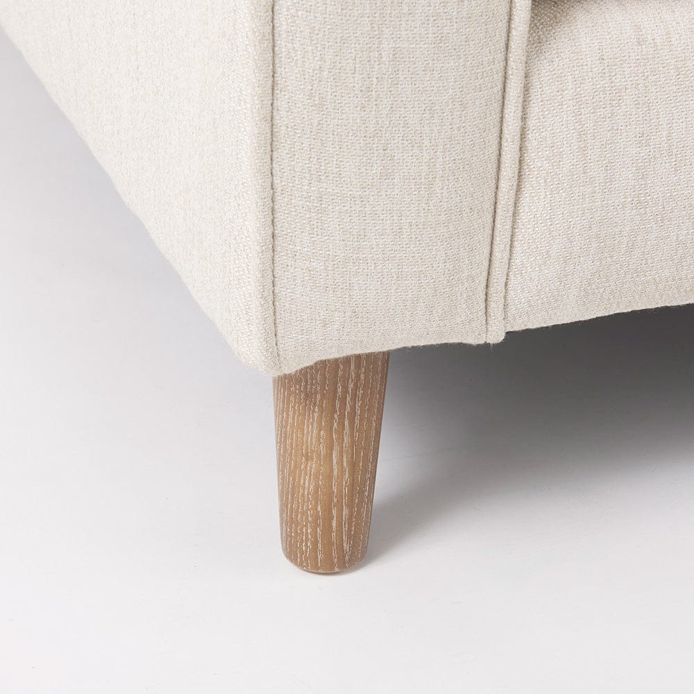 Mercana - Loretta 40.7L x 36.2W x 33.9H Cream Fabric Chair W/ Two Bolster Cushions - 69623 view 10