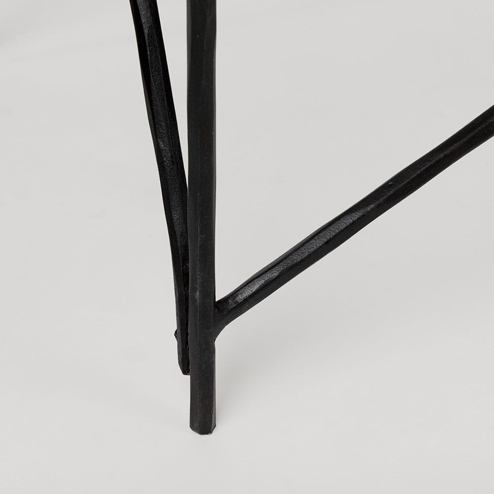 Mercana - Lorlei Marble Top w/ Gray Iron Base Console Table - 69248-AB view 7