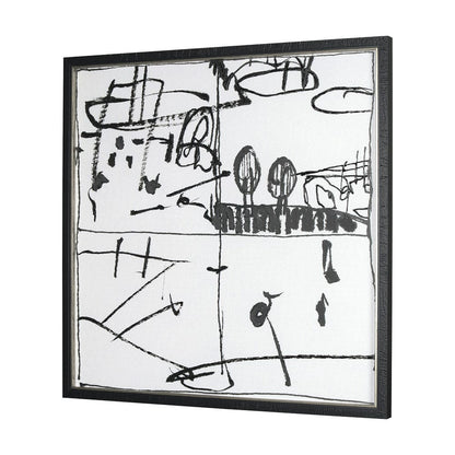 Mercana - Lost Treasure Map IV by Mercana Studio a Hand Embellished Textured Framed Art Print - 15329 view 2