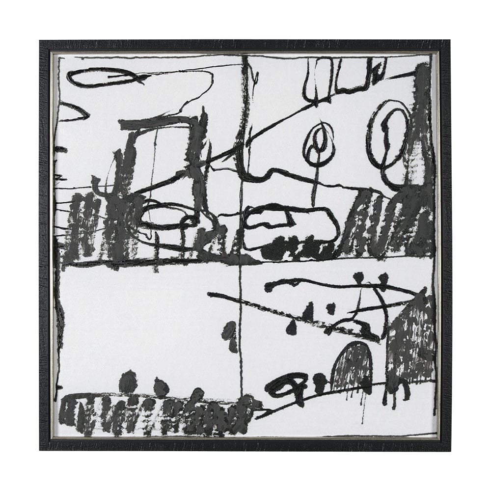 Mercana - Lost Treasure Map V by Mercana Studio a Hand Embellished Textured Framed Art Print - 15330 view 1