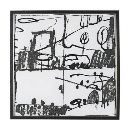 Mercana - Lost Treasure Map V by Mercana Studio a Hand Embellished Textured Framed Art Print - 15330 view 1