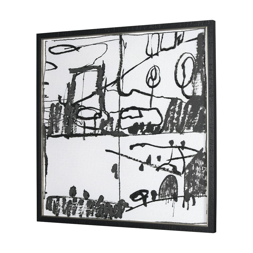Mercana - Lost Treasure Map V by Mercana Studio a Hand Embellished Textured Framed Art Print - 15330 view 2