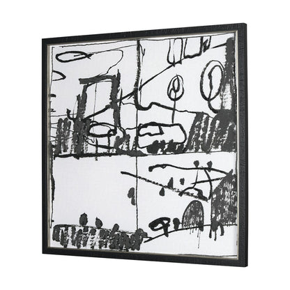 Mercana - Lost Treasure Map V by Mercana Studio a Hand Embellished Textured Framed Art Print - 15330 view 2