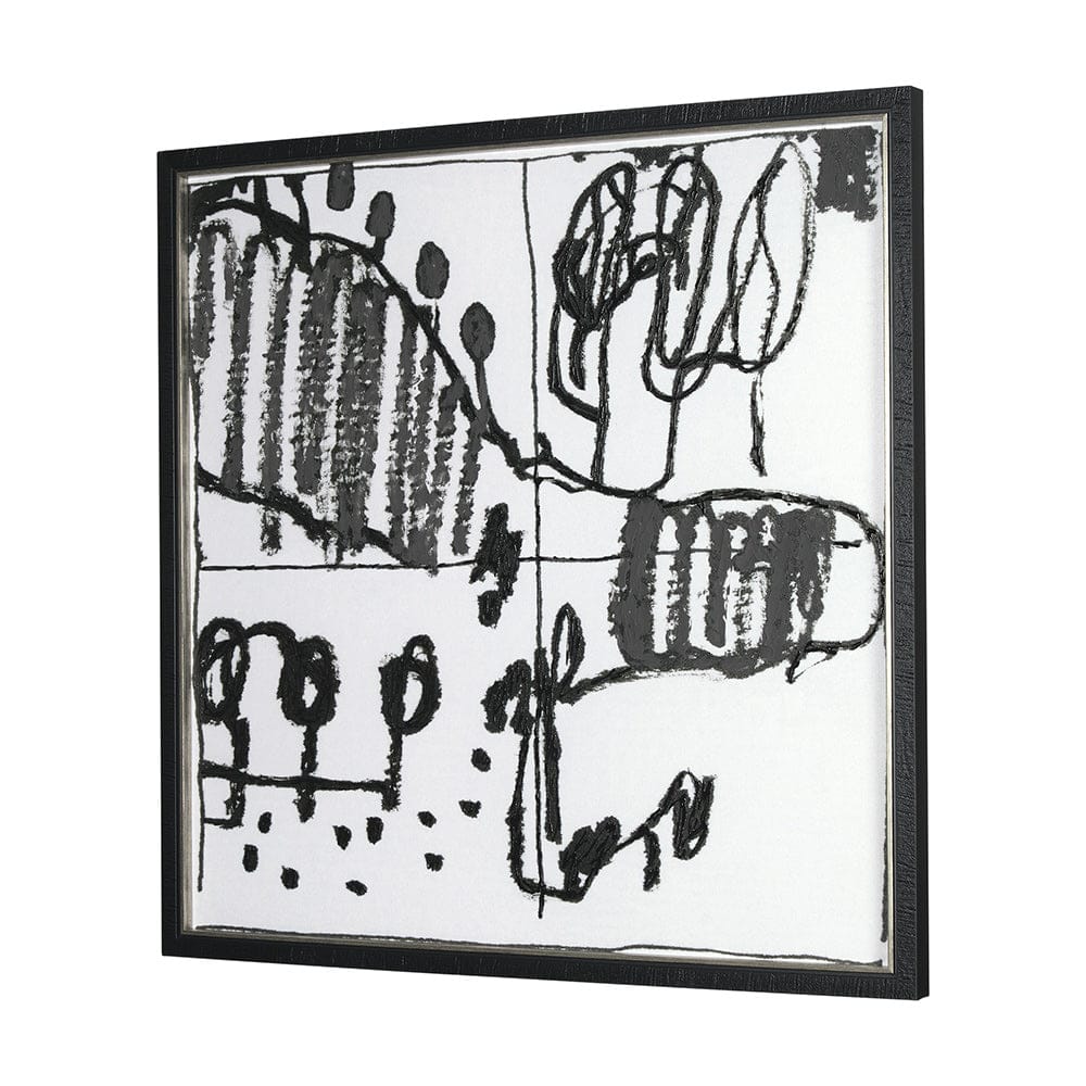 Mercana - Lost Treasure Map VI by Mercana Studio a Hand Embellished Textured Framed Art Print - 15331 view 2