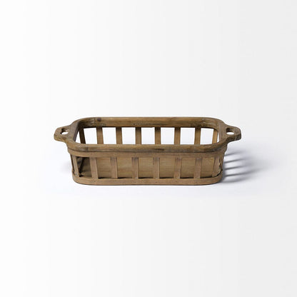 Mercana - Louis Natural Wood Slated Nesting Trays (Set of 2) - 68639 view 3