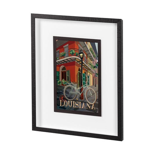Mercana - Louisiana Go USA M by Mercana Studio a Framed Art Print Matted under Glass - 13581 view 2