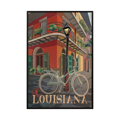 Mercana - Louisiana Go USA SM by Mercana Studio a Hand Embellished Decograph Framed Art Print - 13705 view 1