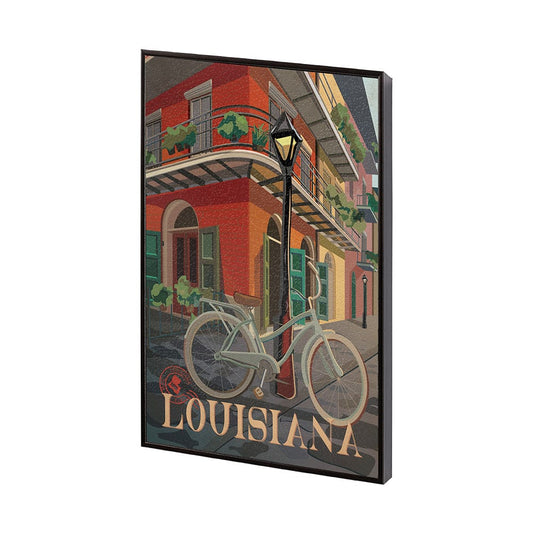 Mercana - Louisiana Go USA SM by Mercana Studio a Hand Embellished Decograph Framed Art Print - 13705 view 2