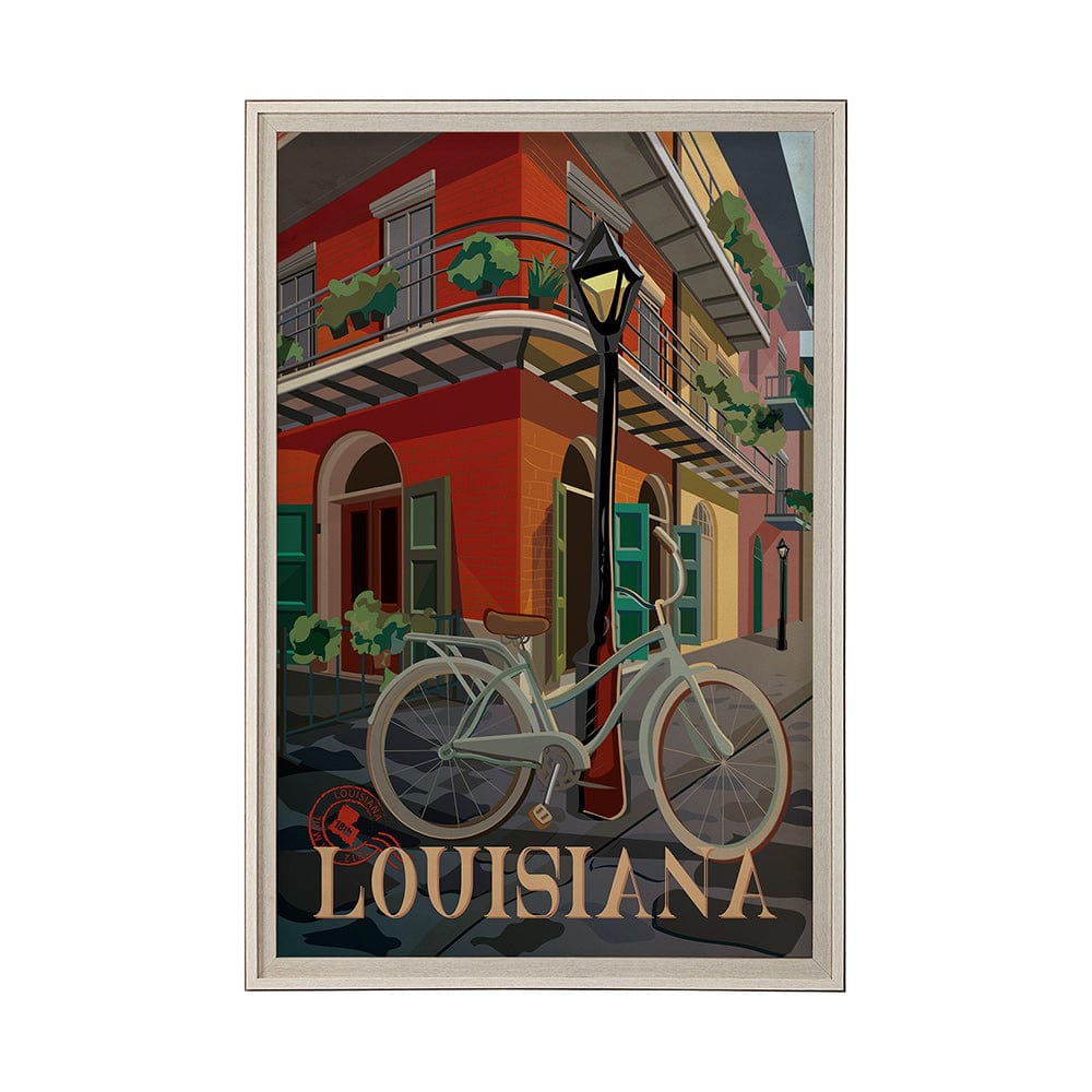 Mercana - Louisiana Go USA XL by Mercana Studio a Hand Embellished Decograph Framed Art Print under Glass - 13610 view 1