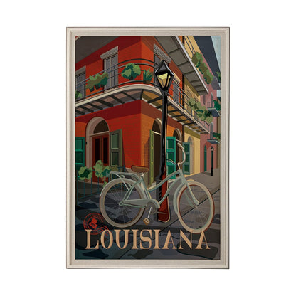 Mercana - Louisiana Go USA XL by Mercana Studio a Hand Embellished Decograph Framed Art Print under Glass - 13610 view 1