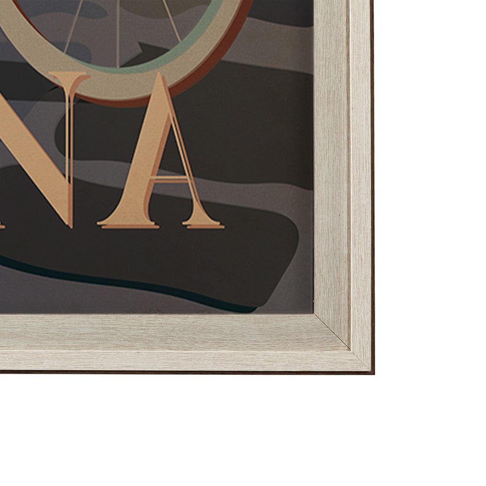 Mercana - Louisiana Go USA XL by Mercana Studio a Hand Embellished Decograph Framed Art Print under Glass - 13610 view 3