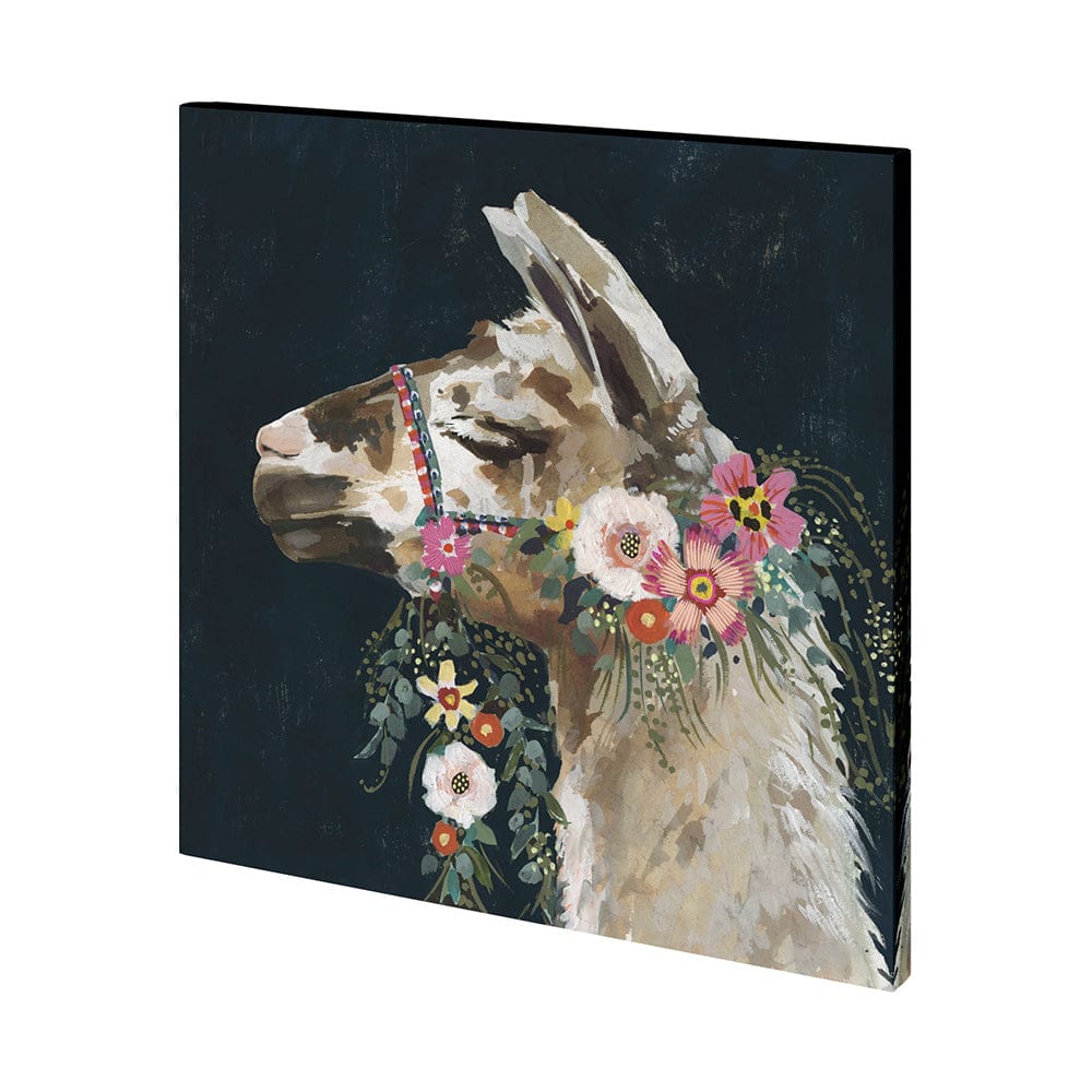 Mercana - Lovely Llama II by Victoria Borges a Hand Embellished Textured Canvas - 101375-S view 1